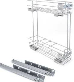 Porte-bouteilles latéral extractible avec fermeture amortie Supra