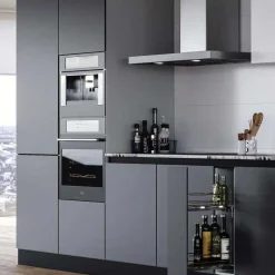 Porte-bouteilles latéral extractible avec fermeture amortie TitaneMax