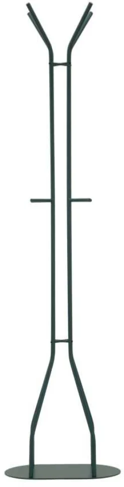 Porte manteaux en métal Saturn 45 x 28 x 178 cm (Vert)