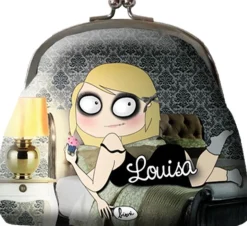 Porte-monnaie clip Louisa