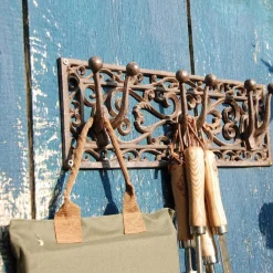 Porte outils jardin Antique en fonte (3 supports)