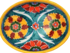 Porte savon ethnique en grès Pottery