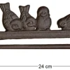 Porte torchon en fonte oiseaux