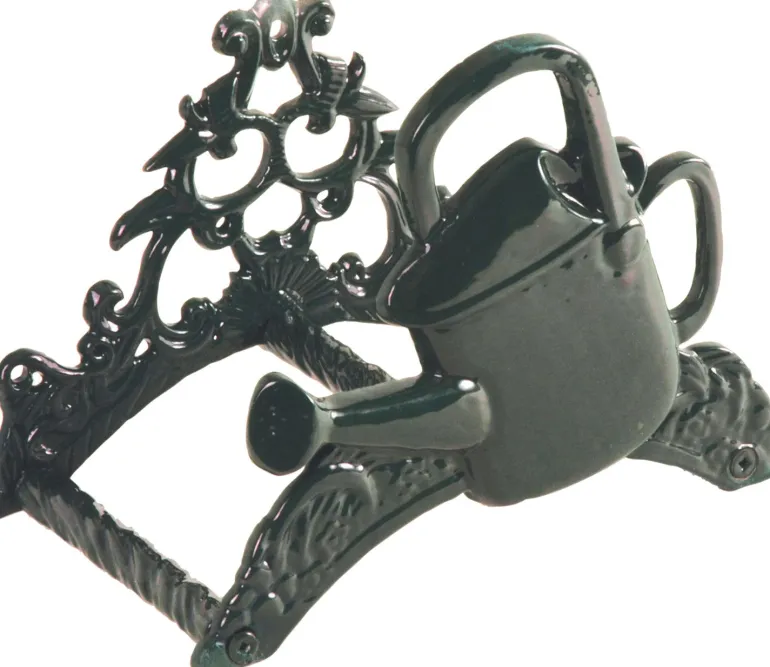 Porte tuyau d'arrosage arrosoir vert