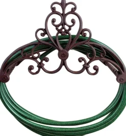 Porte-tuyau fonte fleurs