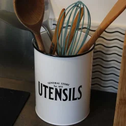 Porte-ustensiles en fer blanc General store
