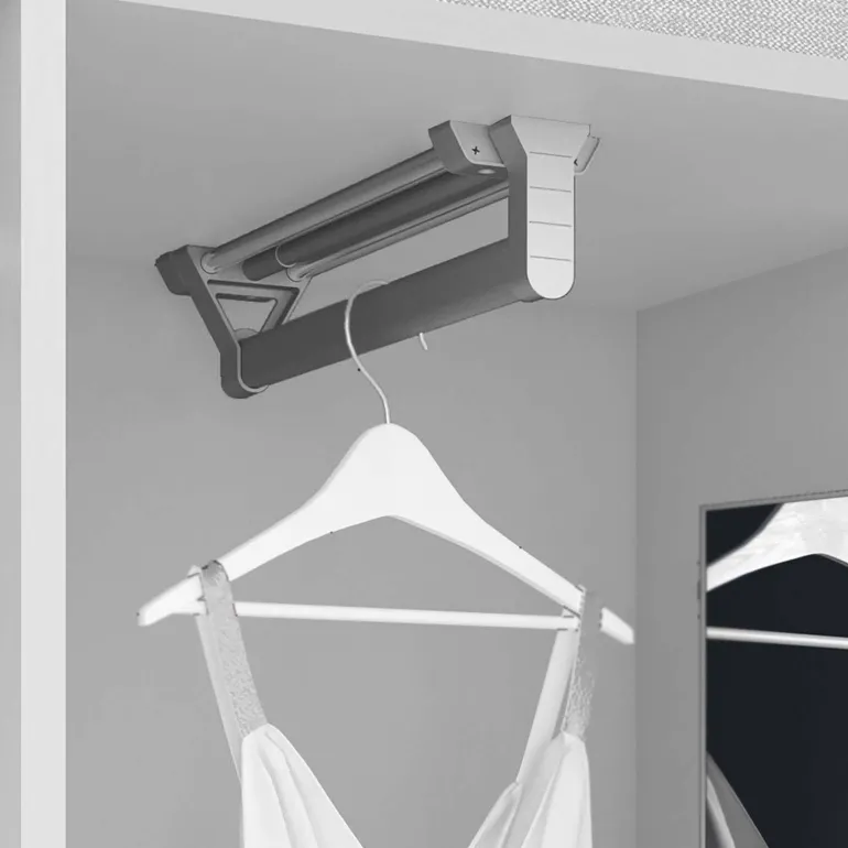 Porte-vêtements extractible pour armoire