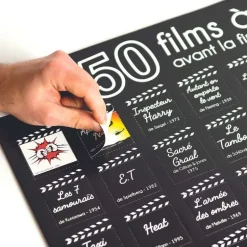 Poster 50 cases à découvrir (Lieux à découvrir)