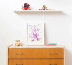 Poster phosphorescent 30 x 40 cm (Bunny)