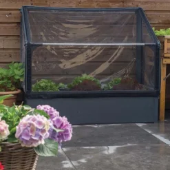 Potager mural premium à adosser avec couverture de protection