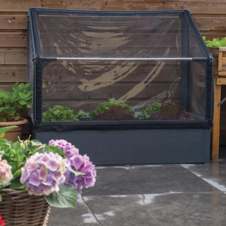 Potager mural premium à adosser avec couverture de protection