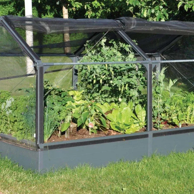Potager premium avec serre et protection Veg
