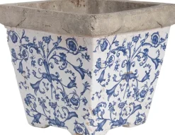 Pots en céramique patiné (Lot de 3)