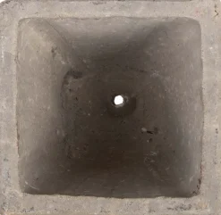 Pots en céramique patiné (Lot de 3)