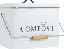 Poubelle de cuisine à compost vintage (10 litres )