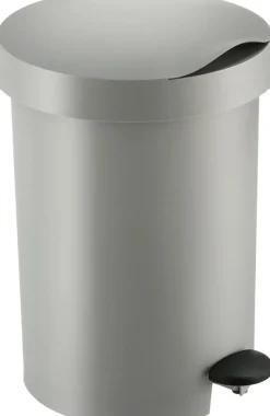 Poubelle à pédale 5L Zodiac (Gris)