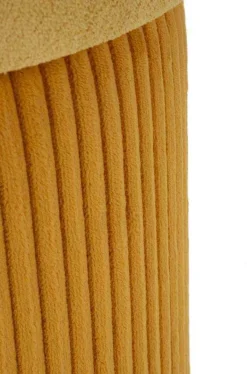 Pouf avec rangement intégré Aspen (Set de 2) (Moutarde)