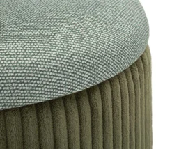 Pouf avec rangement intégré Bolzano (Set de 2) (Vert)