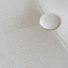 Pouf coffre pliable effet lin Jade (Uni)