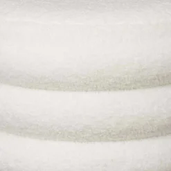 Pouf 2 en 1 en tissu bouclette Freya