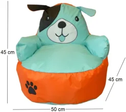 Pouf enfant en polyester Animal (Chien)