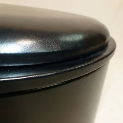 Pouf en polyuréthane Reverso (Noir)