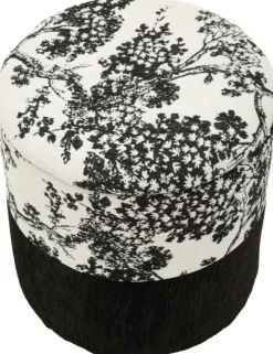 Pouf en tissu 2 en 1 Oriental 40 x 42 cm