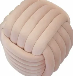 Pouf en tissu Softy 45 x 45 x 45 cm (Rose)