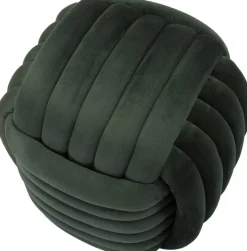 Pouf en tissu Softy 45 x 45 x 45 cm (Vert)