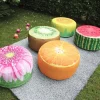 Pouf extérieur avec imprimé déco (Tournesol)