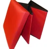 Pouf pliable Oxford (Rouge)