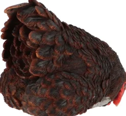 Poules décoratives à poser en polyrésine (Lot de 3)