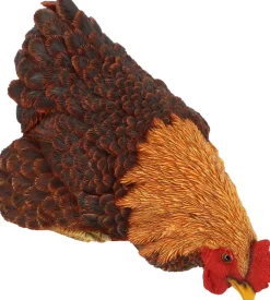 Poules décoratives à poser en polyrésine (Lot de 3)