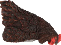Poules décoratives à poser en polyrésine (Lot de 3)