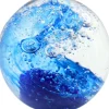 Presse papiers en verre Bulle bleue