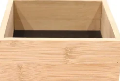 Rangement en bois pour tiroir fond noir (15 x 15 x 7 cm)