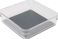 Rangement en plastique antidérapant pour tiroir (16x16x4.5 cm)