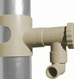 Récupérateur d'eau pour gouttière circulaire (Sable)