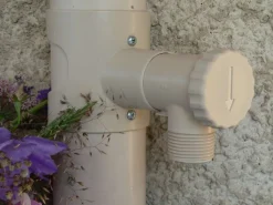 Récupérateur d'eau pour gouttière circulaire (Sable)