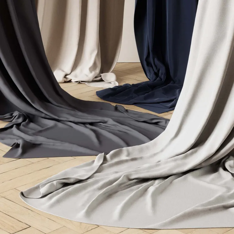 Rideaux occultants Twilight 241 x 132 cm (Lot de 2) (Anthracite)