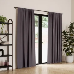 Rideaux occultants Twilight 241 x 132 cm (Lot de 2) (Anthracite)