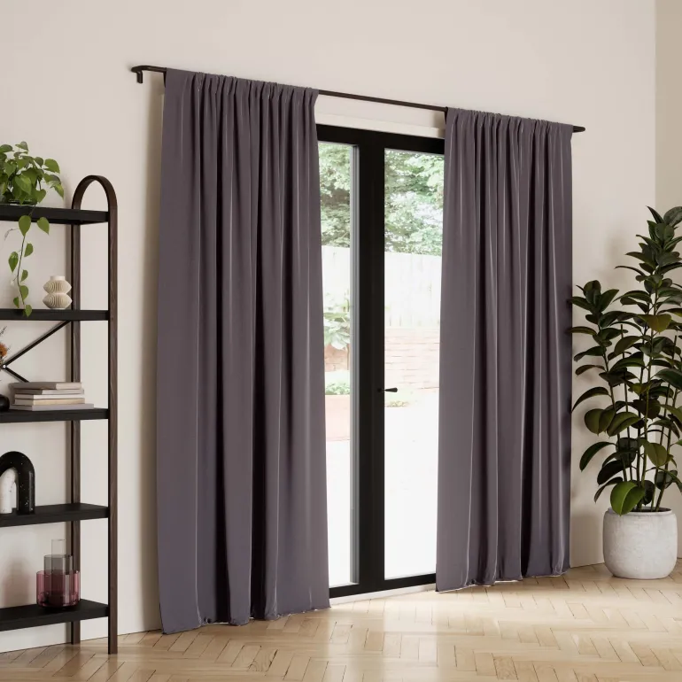 Rideaux occultants Twilight 241 x 132 cm (Lot de 2) (Anthracite)