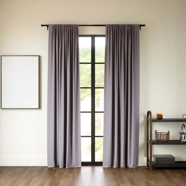 Rideaux occultants Twilight 241 x 132 cm (Lot de 2) (Anthracite)
