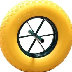 Roue increvable jante en métal 40 cm