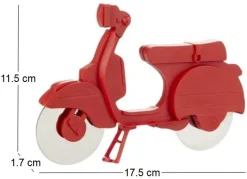 Roulette à pizza en plastique Scooter