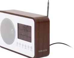Réveil avec radio FM Retro (Marron)