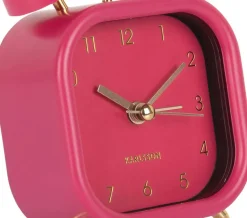Réveil carré effet métallisé Glam Square (Rose)