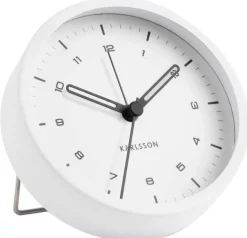 Réveil en métal style moderne Tinge (Blanc)