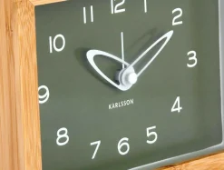 Réveil matin en bambou Tipico (Vert)