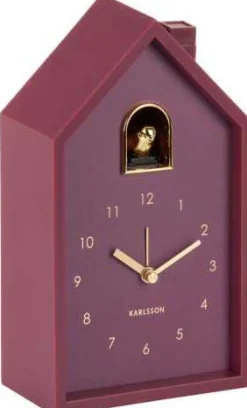 Réveil matin en plastique Cuckoo Oro (Mauve foncé)